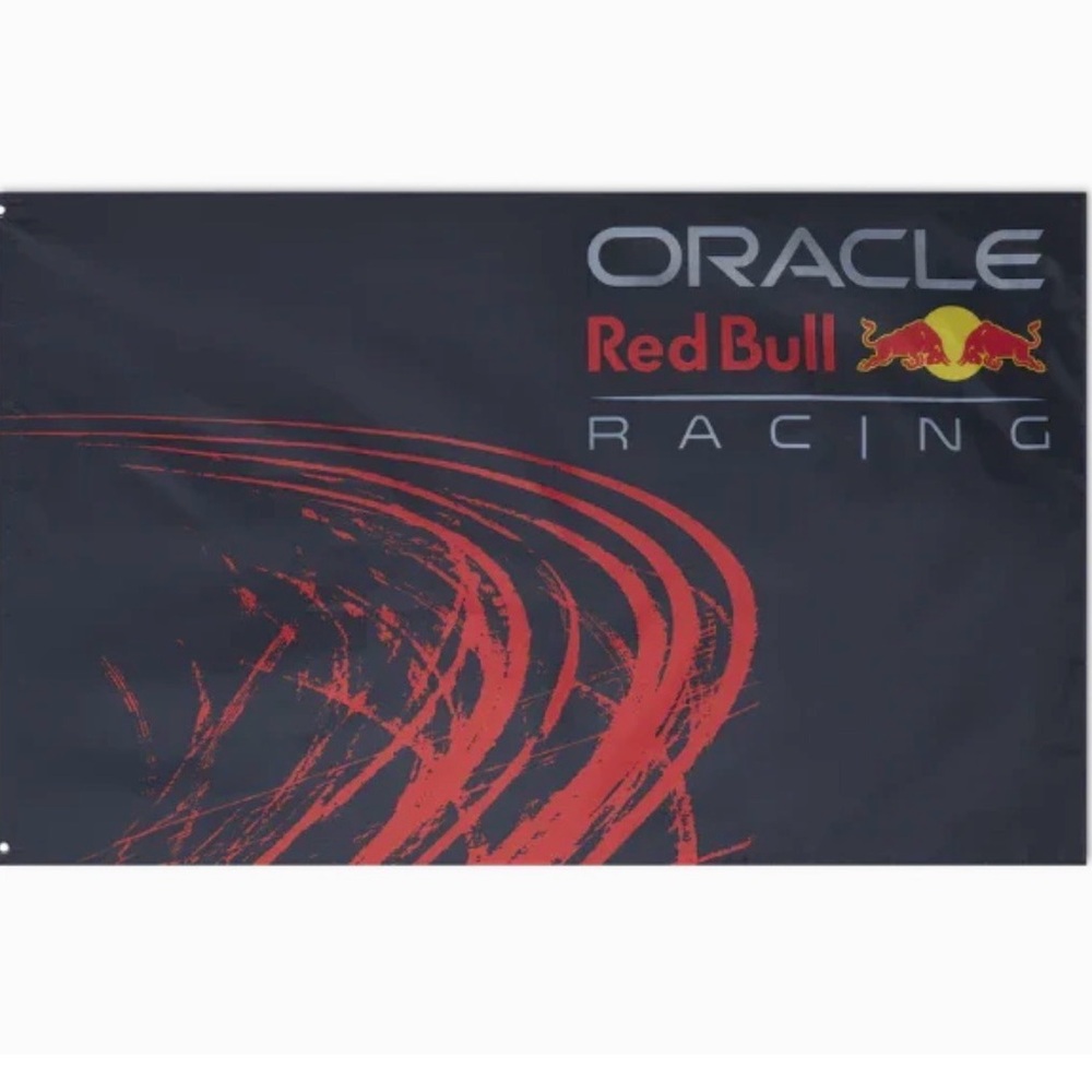 Team Wall Flag - Navy Blue and Red